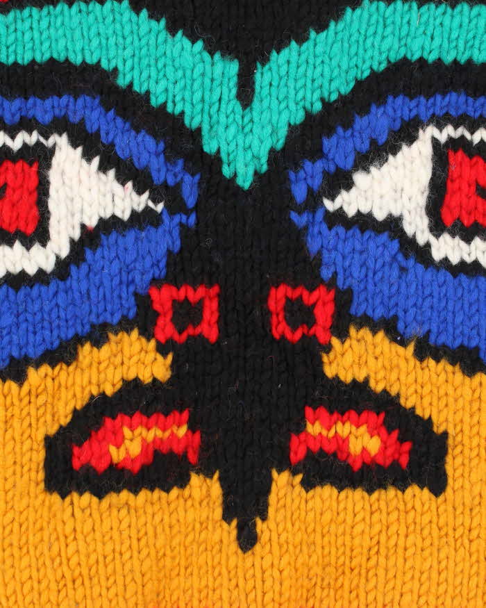 Vintage 80's Men's Longhouse Wool Zip-Up - M