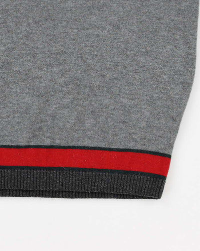 Early 00s Gucci Grey Knit Jumper - XL