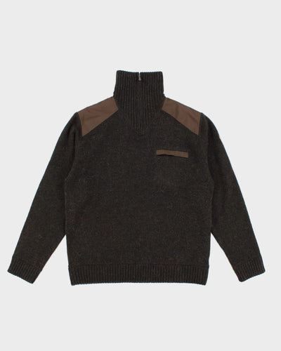 Fjall Raven Tech Detailed Wool Jumper - L
