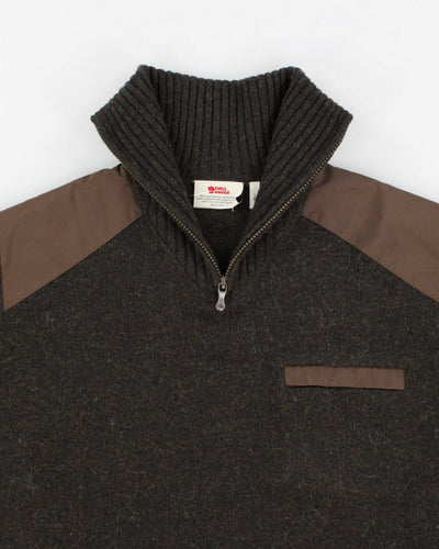 Fjall Raven Tech Detailed Wool Jumper - L