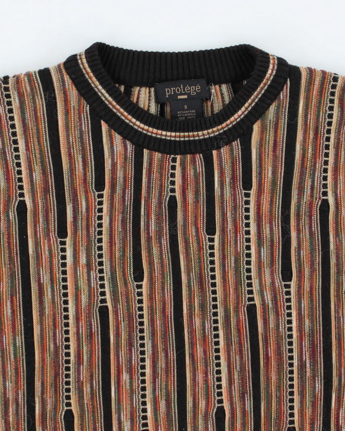 Vintage 90s/00s Protege Textured Jumper - L