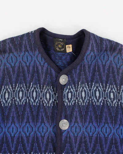 Vintage 80s Norvyk by Ren-Dale Norwegian Wool Cardigan - M