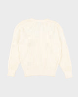 Vintage 90s Izod Lacoste Oversized Textured Knit Jumper - M