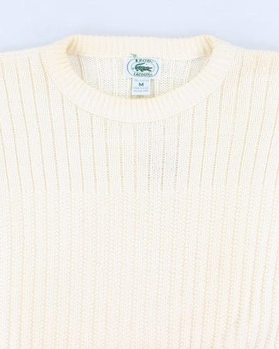 Vintage 90s Izod Lacoste Oversized Textured Knit Jumper - M
