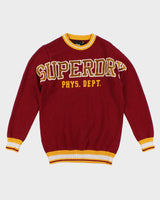 The Superdry Orange Label Red Knit Jumper - M