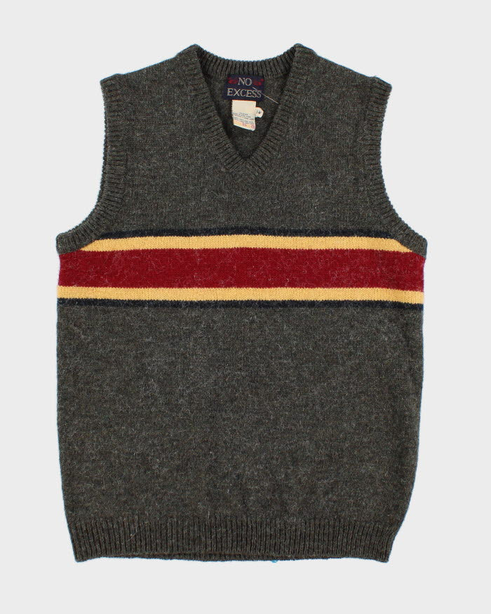 Vintage 90s Shetland Wool Vest - M
