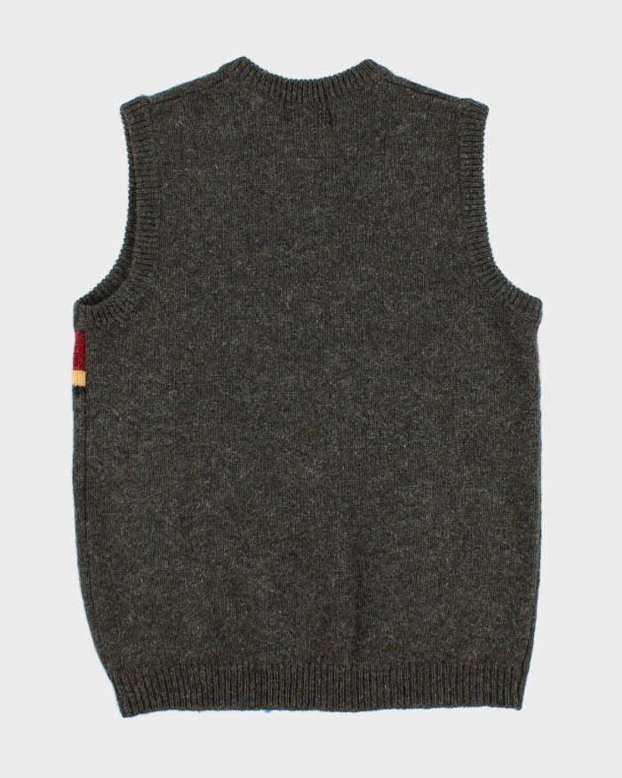 Vintage 90s Shetland Wool Vest - M