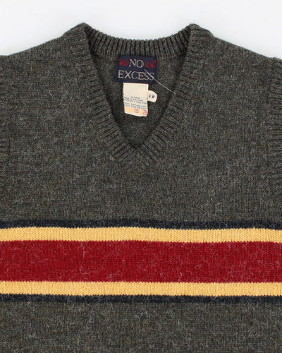 Vintage 90s Shetland Wool Vest - M