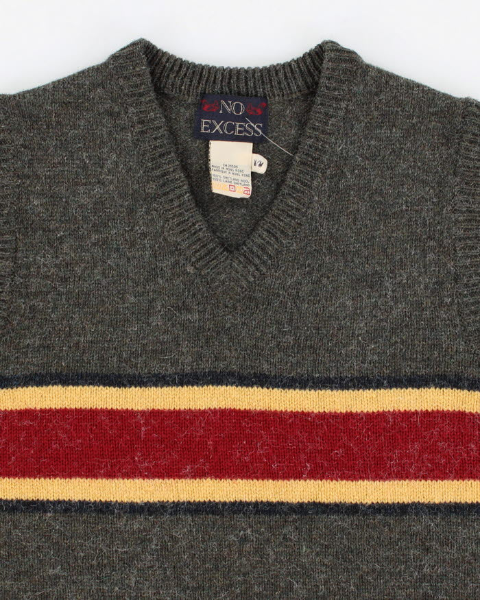 Vintage 90s Shetland Wool Vest - M