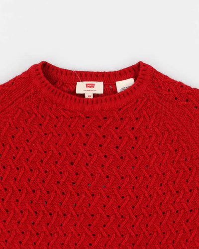 Levi's Red Knit Jumper - XS