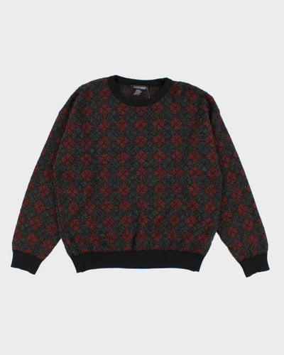 Vintage 90s Jantzen Patterned Jumper - XL