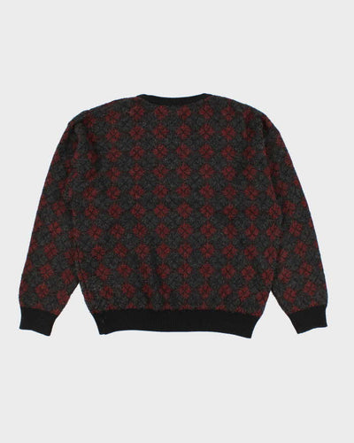 Vintage 90s Jantzen Patterned Jumper - XL