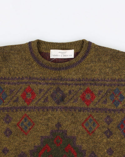 Vintage 00s St Michael Alpaca Wool Sweater - M