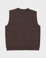 00s Lambswool/Cashmere Fair Isle Vest - L