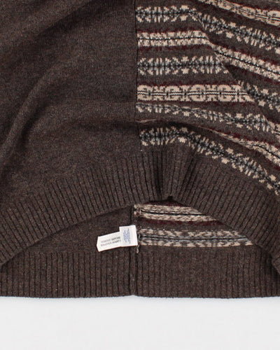 00s Lambswool/Cashmere Fair Isle Vest - L