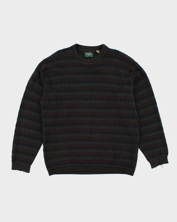 Vintage 90s TT & Co Chunky Knit Jumper - L
