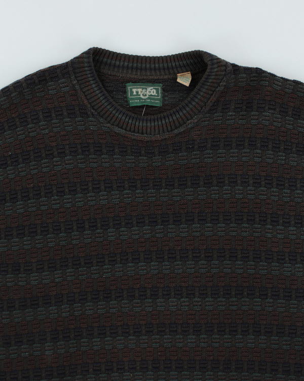 Vintage 90s TT &amp; Co Chunky Knit Jumper - L