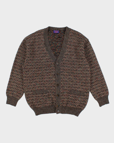 Vintage 90s Example by Missoni Wool Blend Chunky Cardigan - L