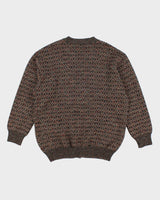 Vintage 90s Example by Missoni Wool Blend Chunky Cardigan - L