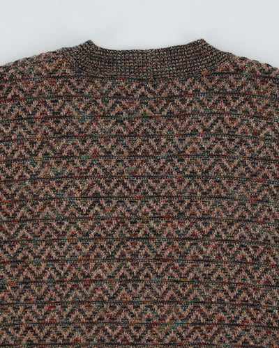 Vintage 90s Example by Missoni Wool Blend Chunky Cardigan - L