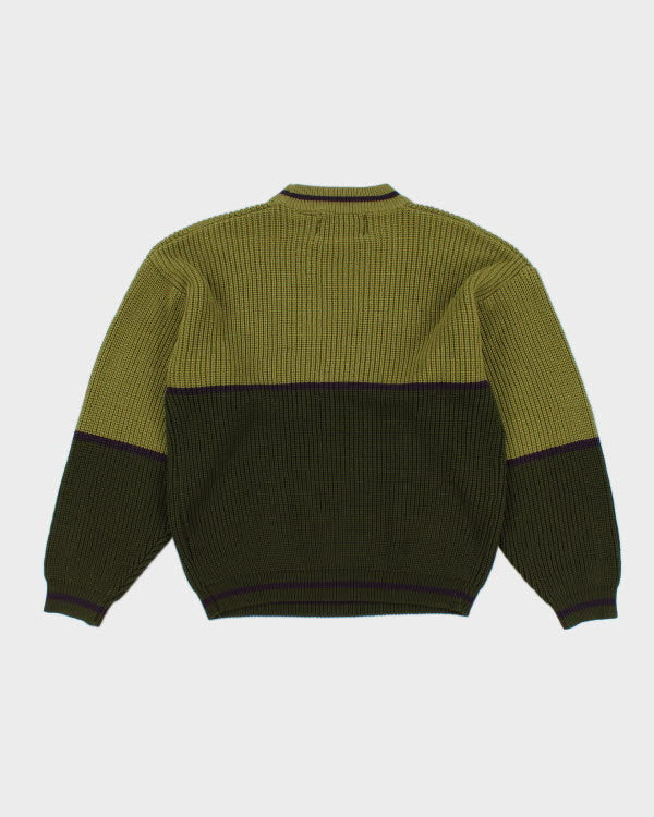 Vintage 90s Point Zero Green Jumper - M