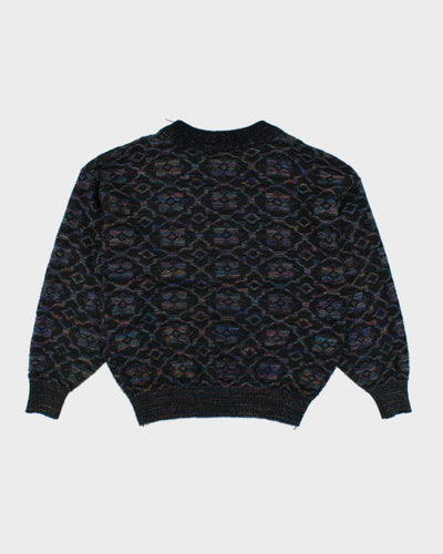 Vintage 80s/90s Nino Foriero V-Neck Knit Jumper - M