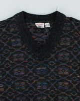 Vintage 80s/90s Nino Foriero V-Neck Knit Jumper - M