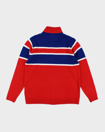 Deadstock Montreal National Hockey League NHL Zip-up Knit Jumper - L