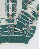 Vintage 90s Van Heusen Abstract Knit - M