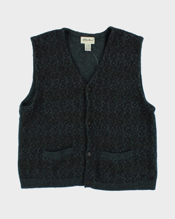 Vintage Eddie Bauer Wool Vest - XL