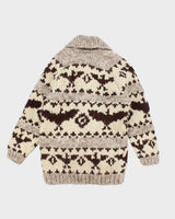 Vintage 80's Heavyweight Cowichan Zip Up Cardigan - L