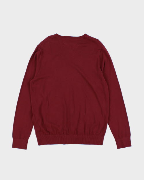 Deadstock Tommy Hilfiger V-neck Knit Jumper - L