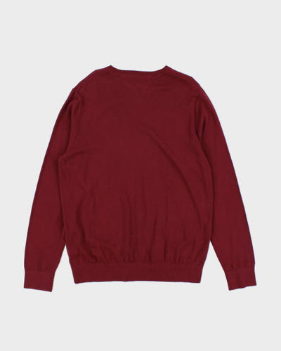 Deadstock Tommy Hilfiger V-neck Knit Jumper - L