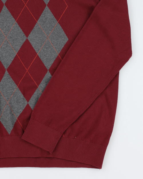 Deadstock Tommy Hilfiger V-neck Knit Jumper - L
