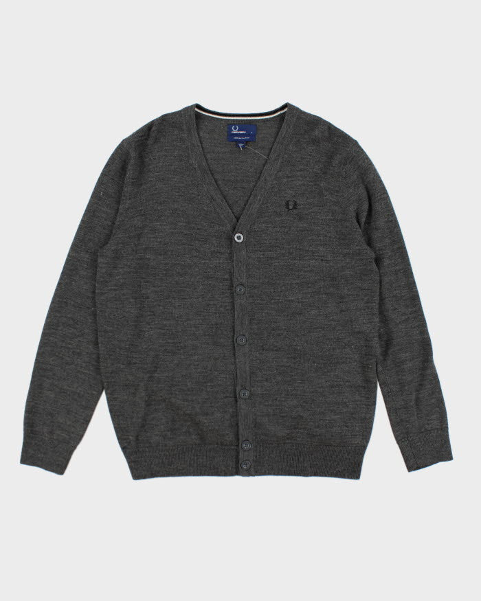 Fred Perry Merino Wool Cardigan - L