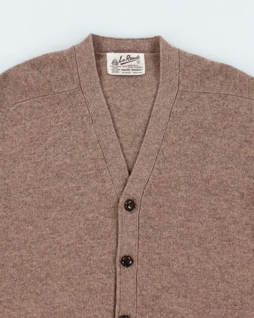 Vintage La Ronde Lambs Wool Cardigan - S