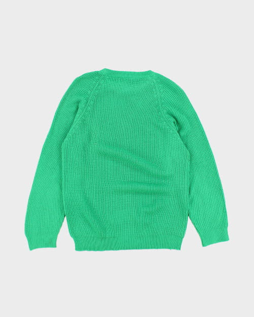 Vintage 90's Eye Poppers Block Colour Knit Jumper - S