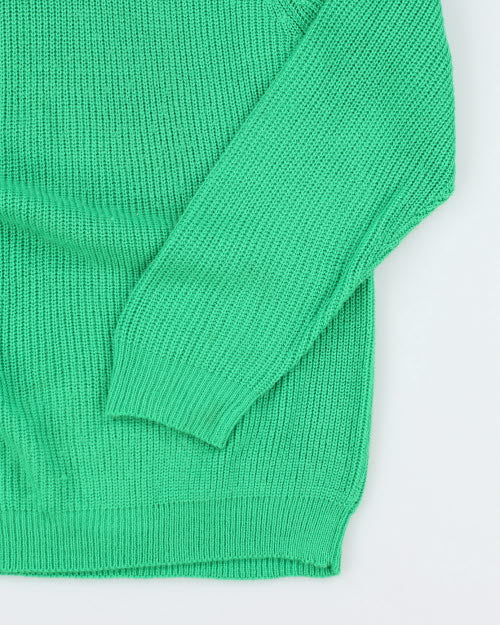 Vintage 90's Eye Poppers Block Colour Knit Jumper - S