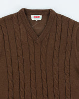 Vintage Beacon Aran Knit Jumper - L