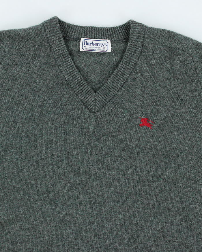 Vintage Burberry Lambswool Jumper - M