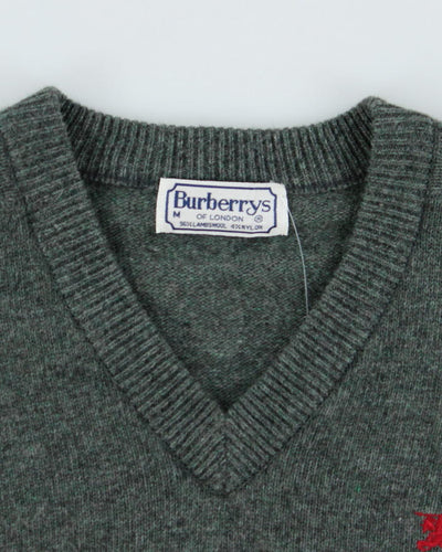 Vintage Burberry Lambswool Jumper - M