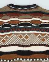 Vintage 90's Tossani Patterned Knit Jumper - L