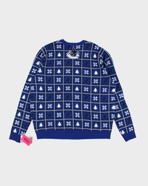 Deadstock NHL Cunucks Christmas Jumper - L