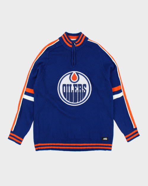 NHL Oilers Quarter-zip Jumper - XL
