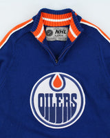 NHL Oilers Quarter-zip Jumper - XL