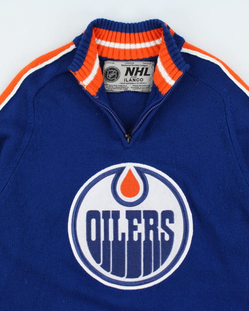 NHL Oilers Quarter-zip Jumper - XL