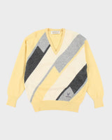 Vintage 90's Lyle Scott V-Neck Sweater - M