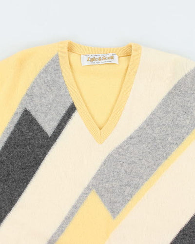 Vintage 90's Lyle Scott V-Neck Sweater - M