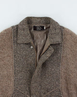 Vintage 80's T&amp;T Chunky Zip Up Cardigan - L