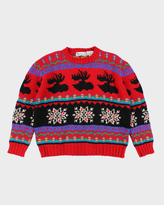 Vintage Spanner Wool Jumper - XL
